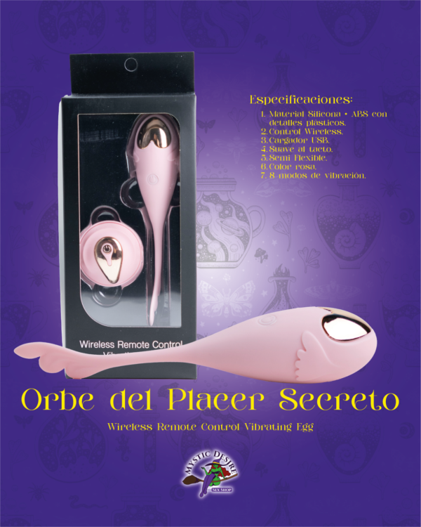 Orbe del Placer Secreto – Huevo Vibrador con Control Remoto