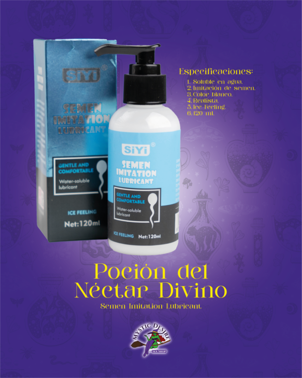 Poción del Néctar Divino – Lubricante con Textura de Semen